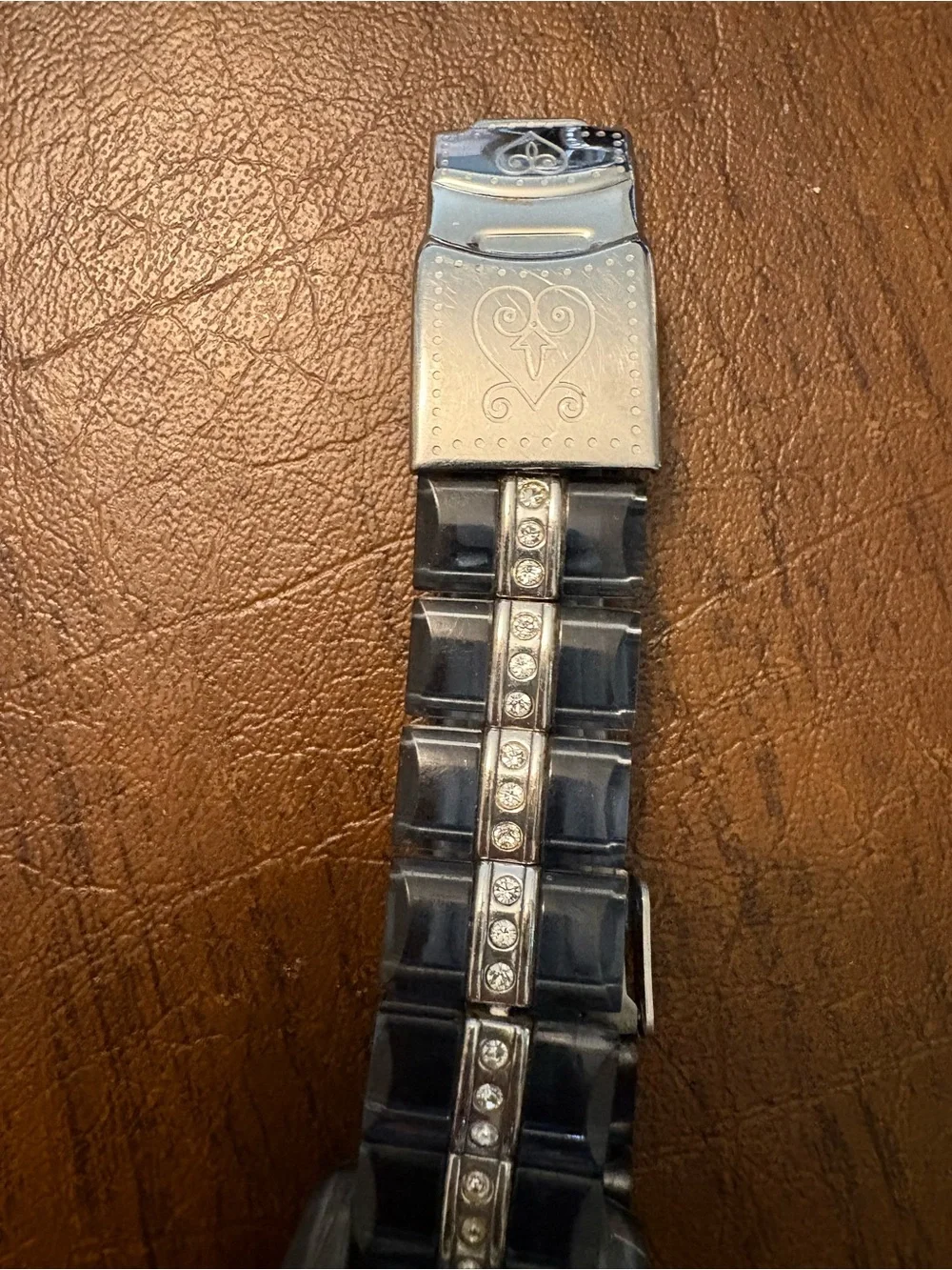 Brighton Silver Crystal Accent Women's Watch. Needs new battery